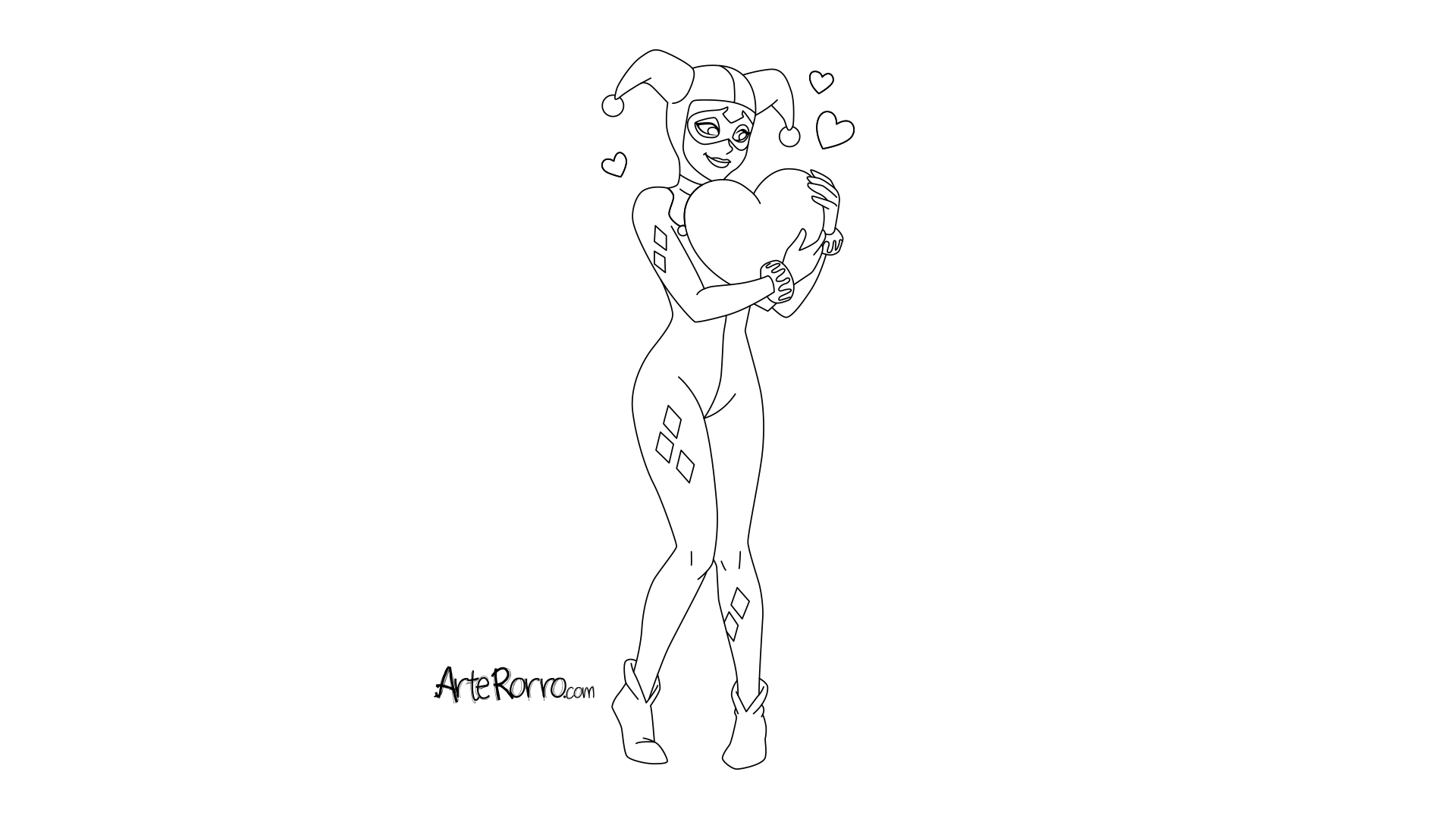 Dibujo de  Harley Quinn