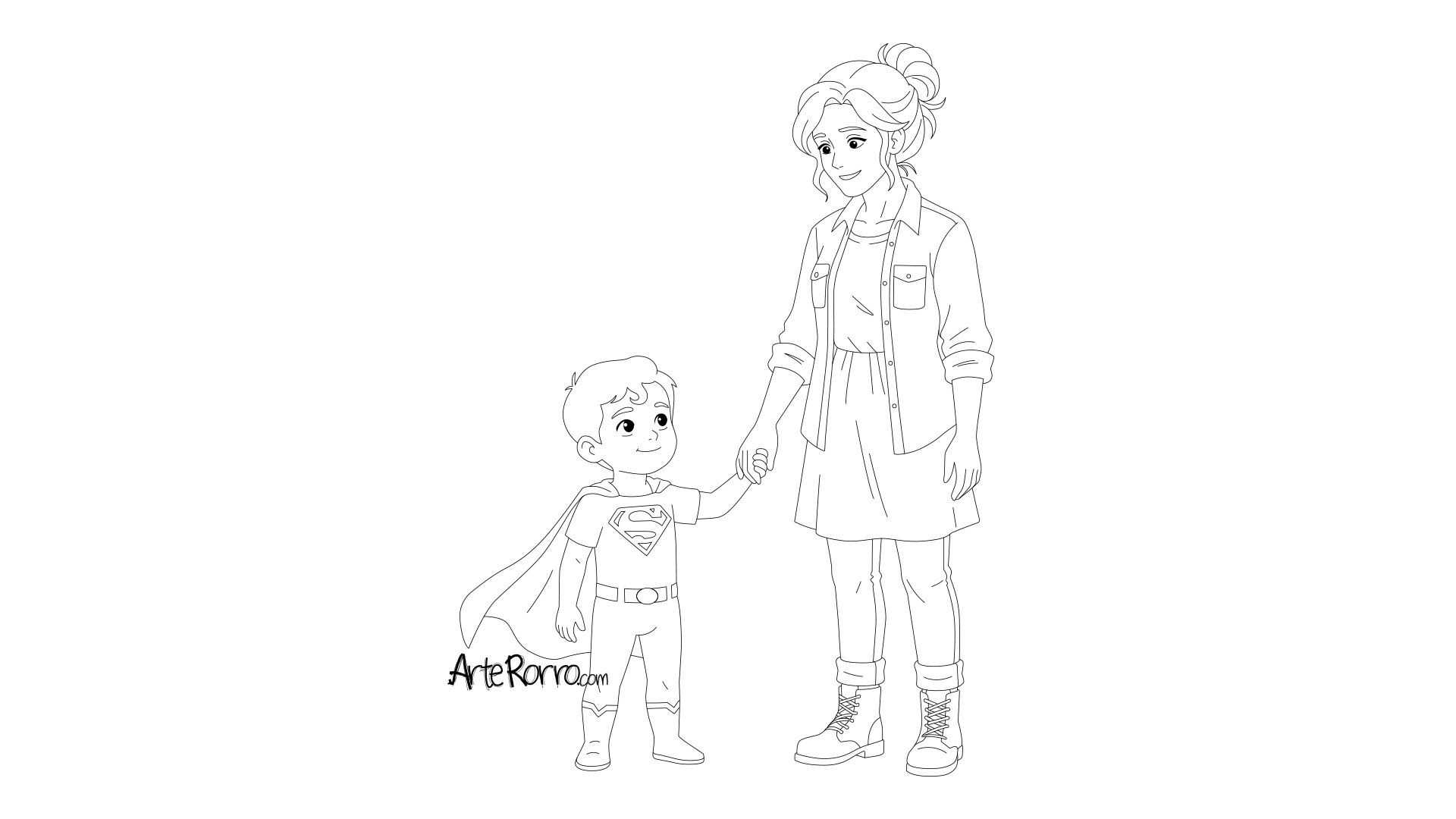  Martha Kent and Baby Superman