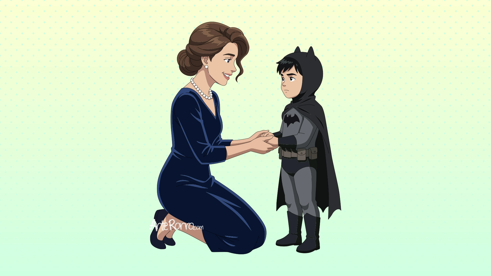 Martha Wayne y Batman