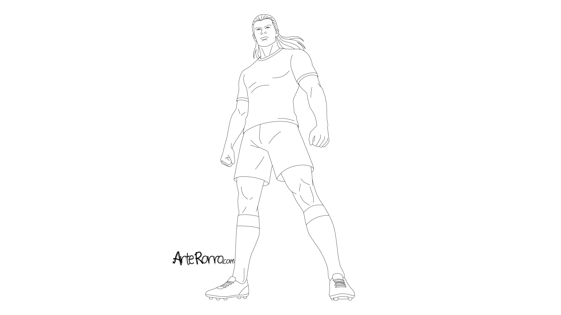 Dibujo de  Erling Haaland