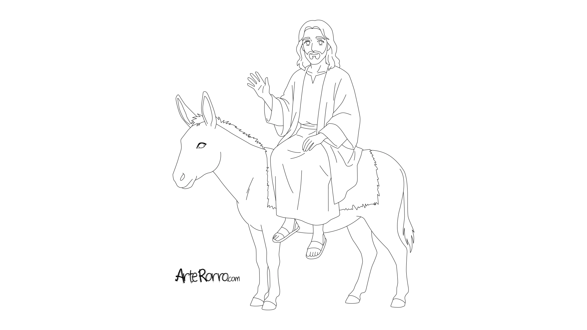 Dibujo de  Jesucristo