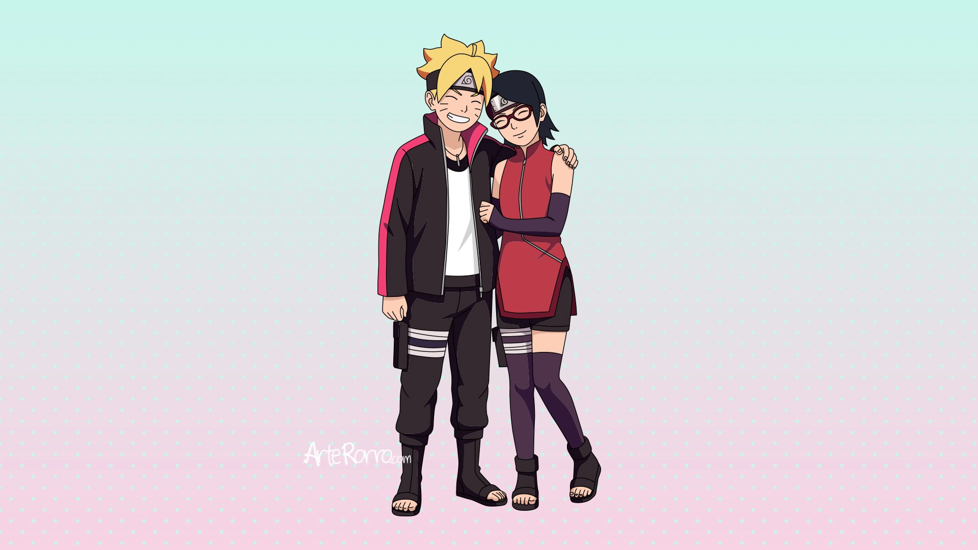 Boruto y Sarada
