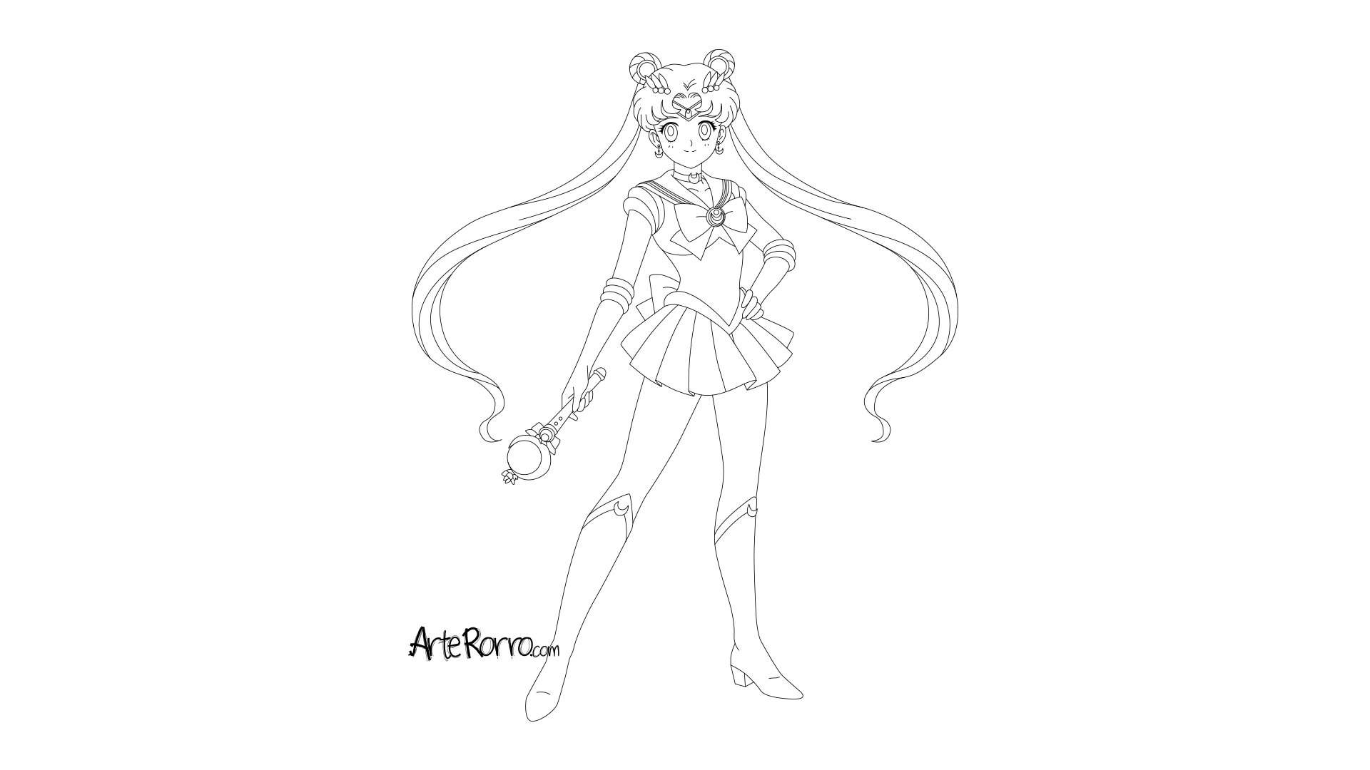 Dibujo de  Usagi Tsukino
