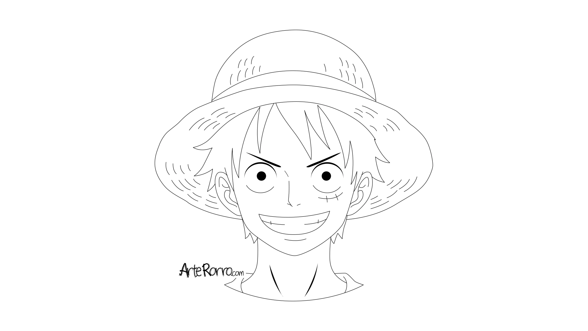 Dibujo de  Monkey D. Luffy