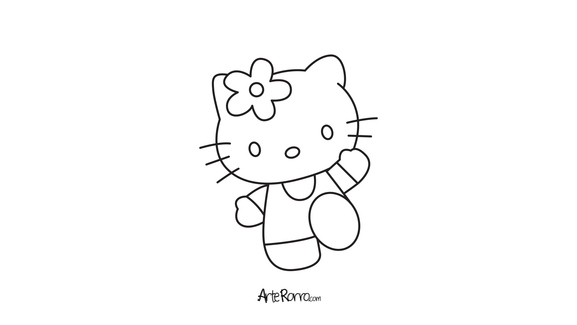 Dibujo de  Hello Kitty