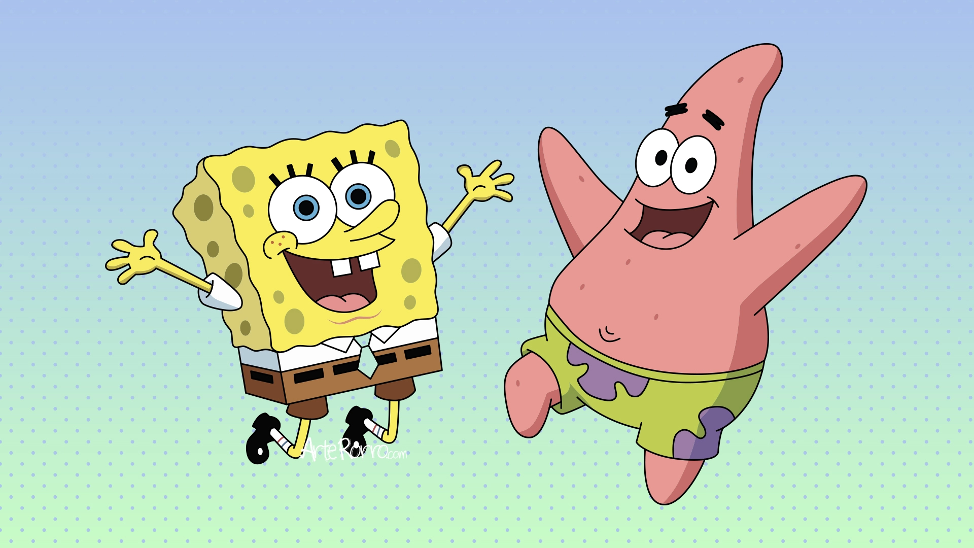 SpongeBob and Patrick