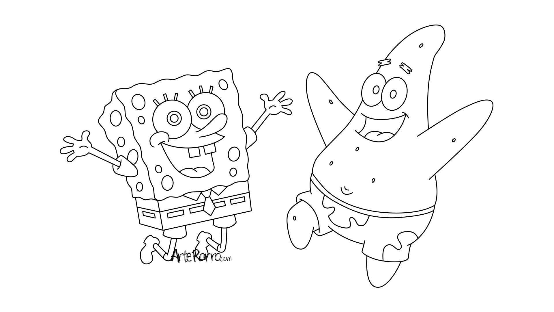  SpongeBob and Patrick