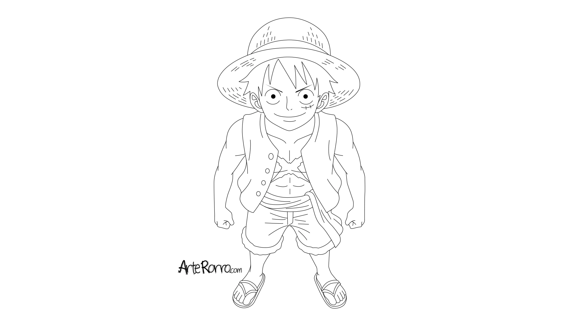 Dibujo de  Monkey D. Luffy