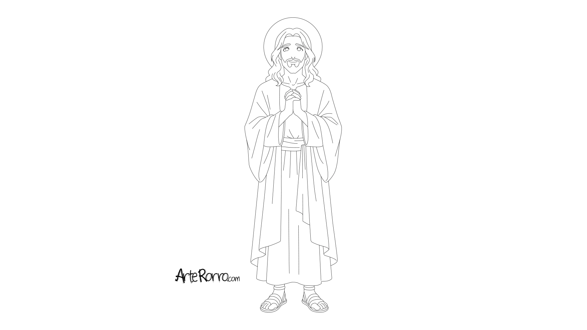 Dibujo de  Jesucristo