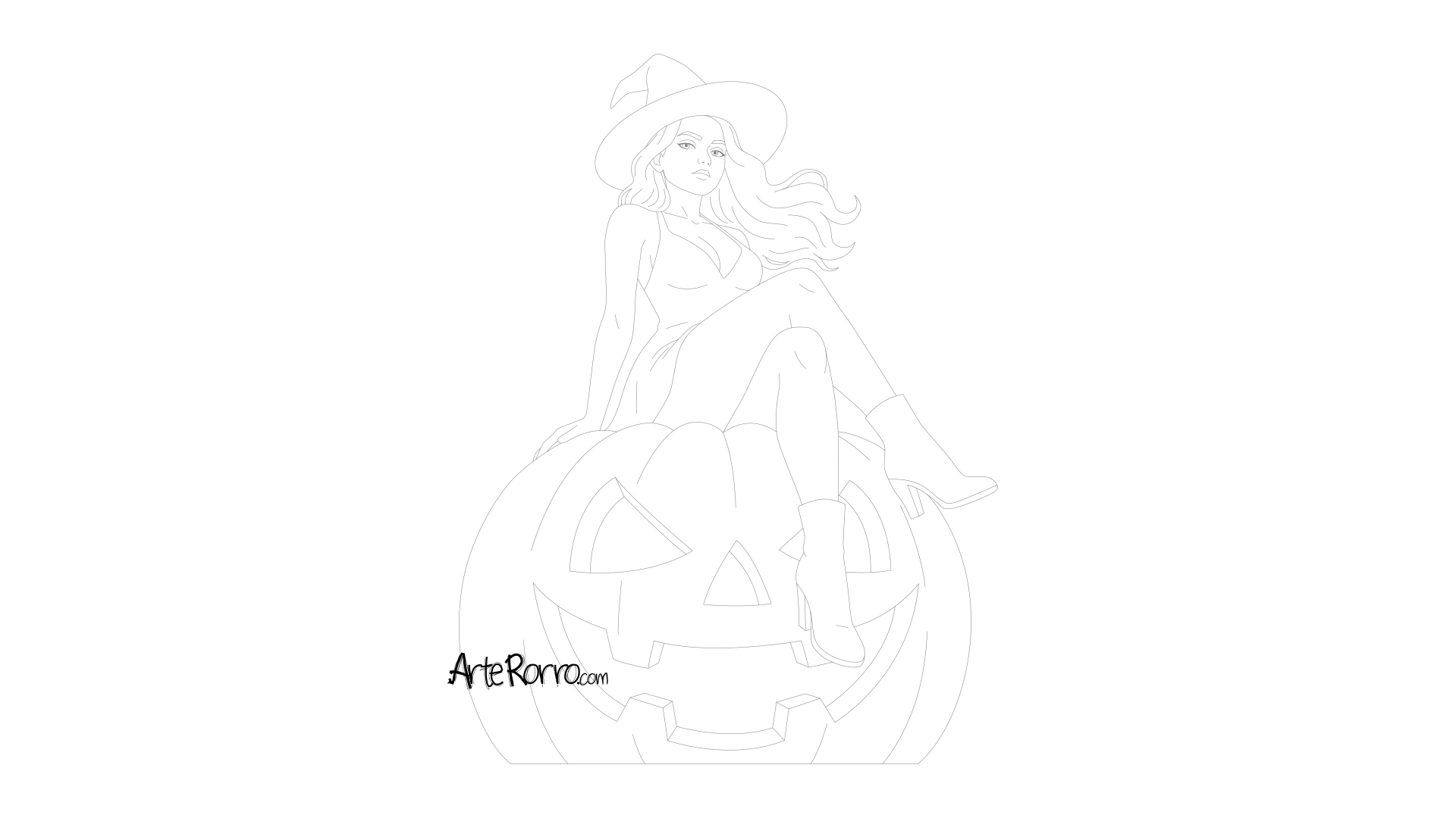 Dibujo de  Bruja