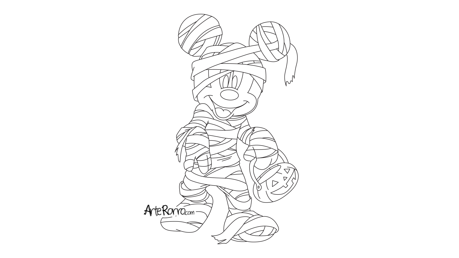 Mickey Mouse Mummy Costume