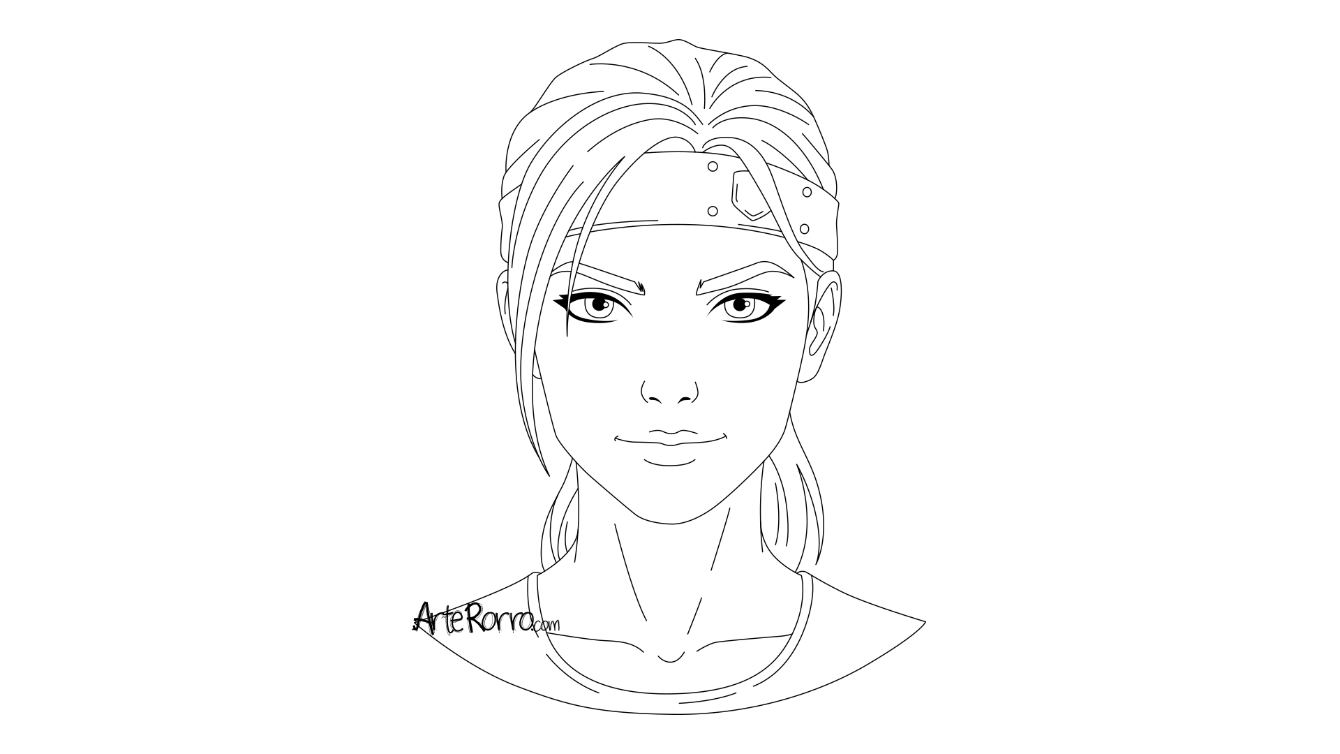 Dibujo de  Lara Croft