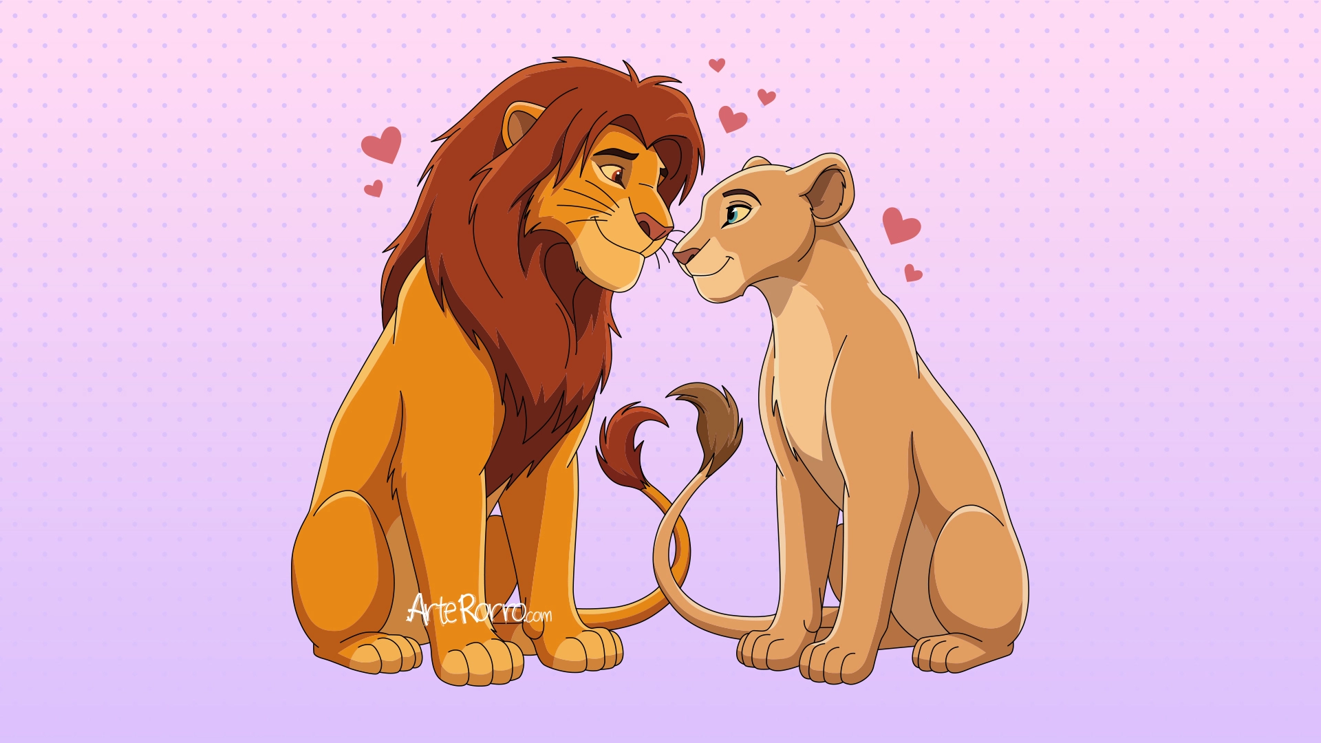 Simba and Nala