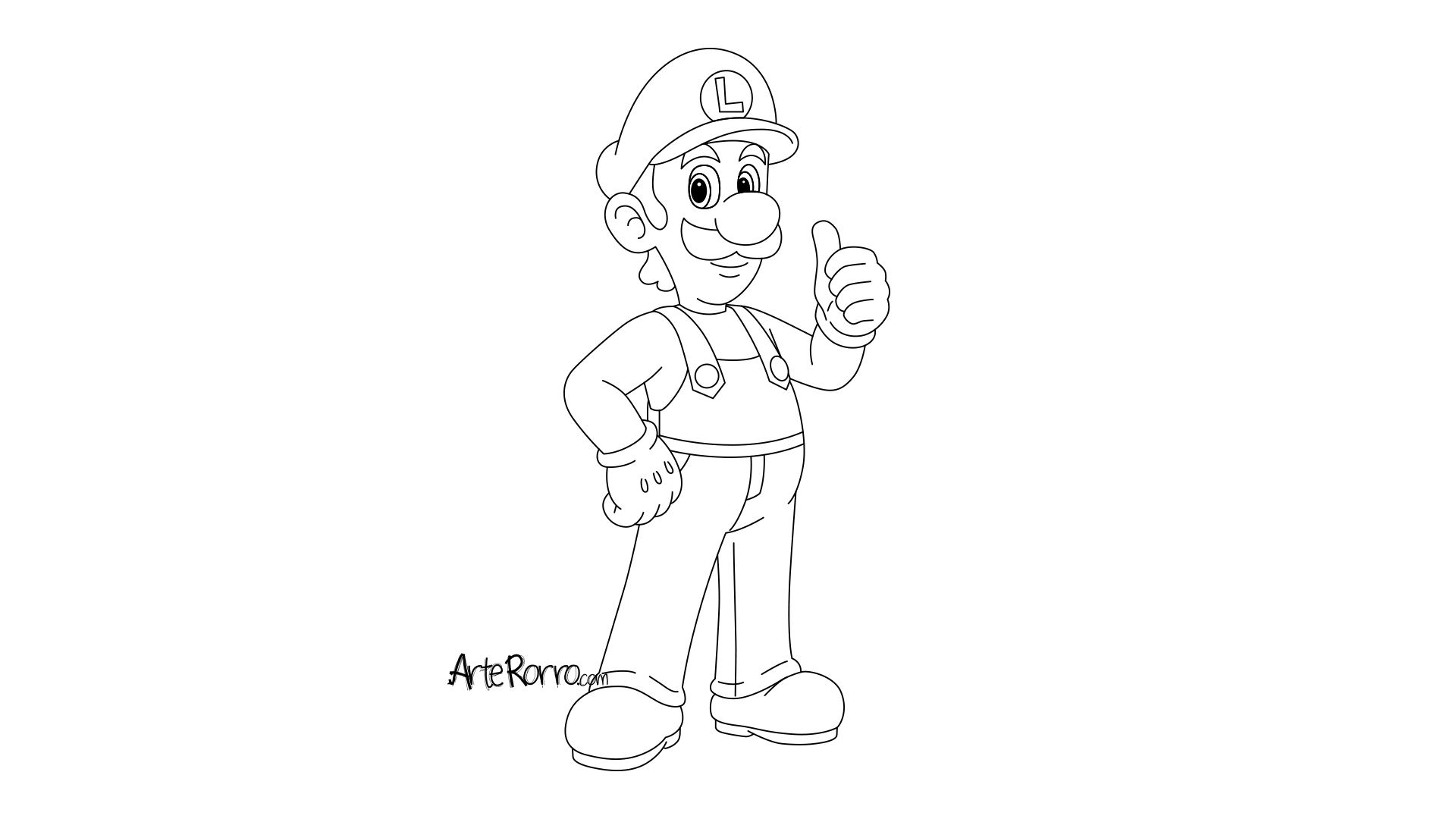 Dibujo de  Luigi