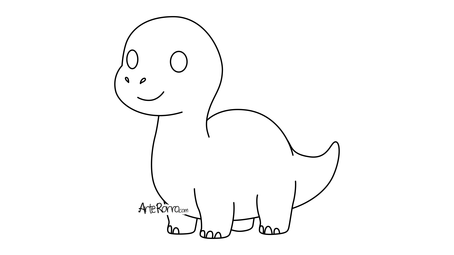 Dibujo de  Brontosaurio