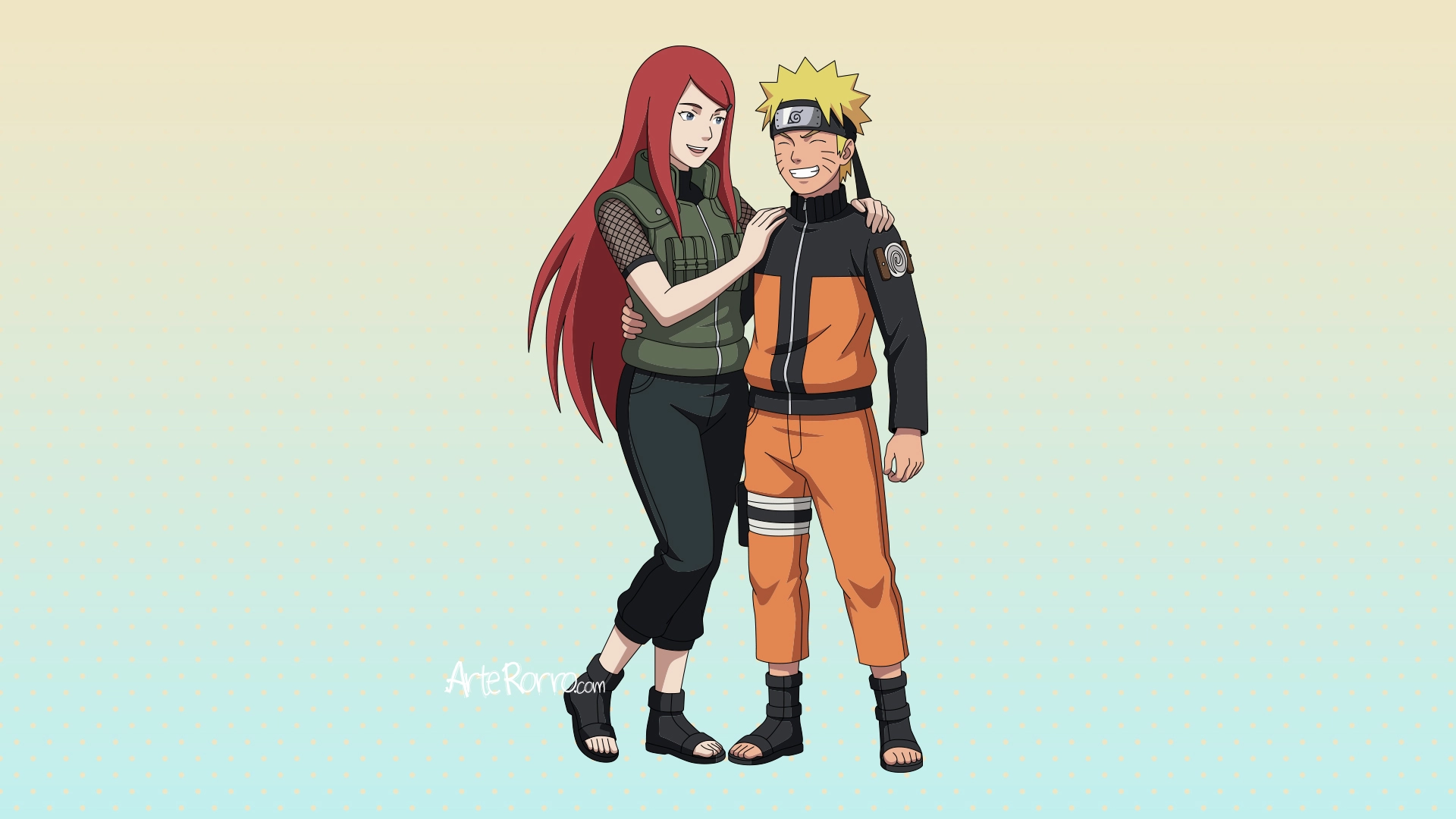 Kushina y Naruto