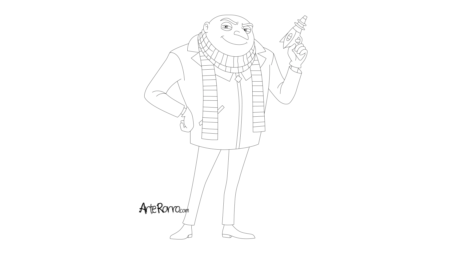 Dibujo de  Gru