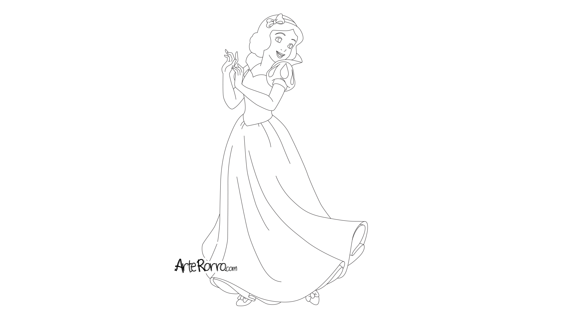 Dibujo de  Blanca Nieves