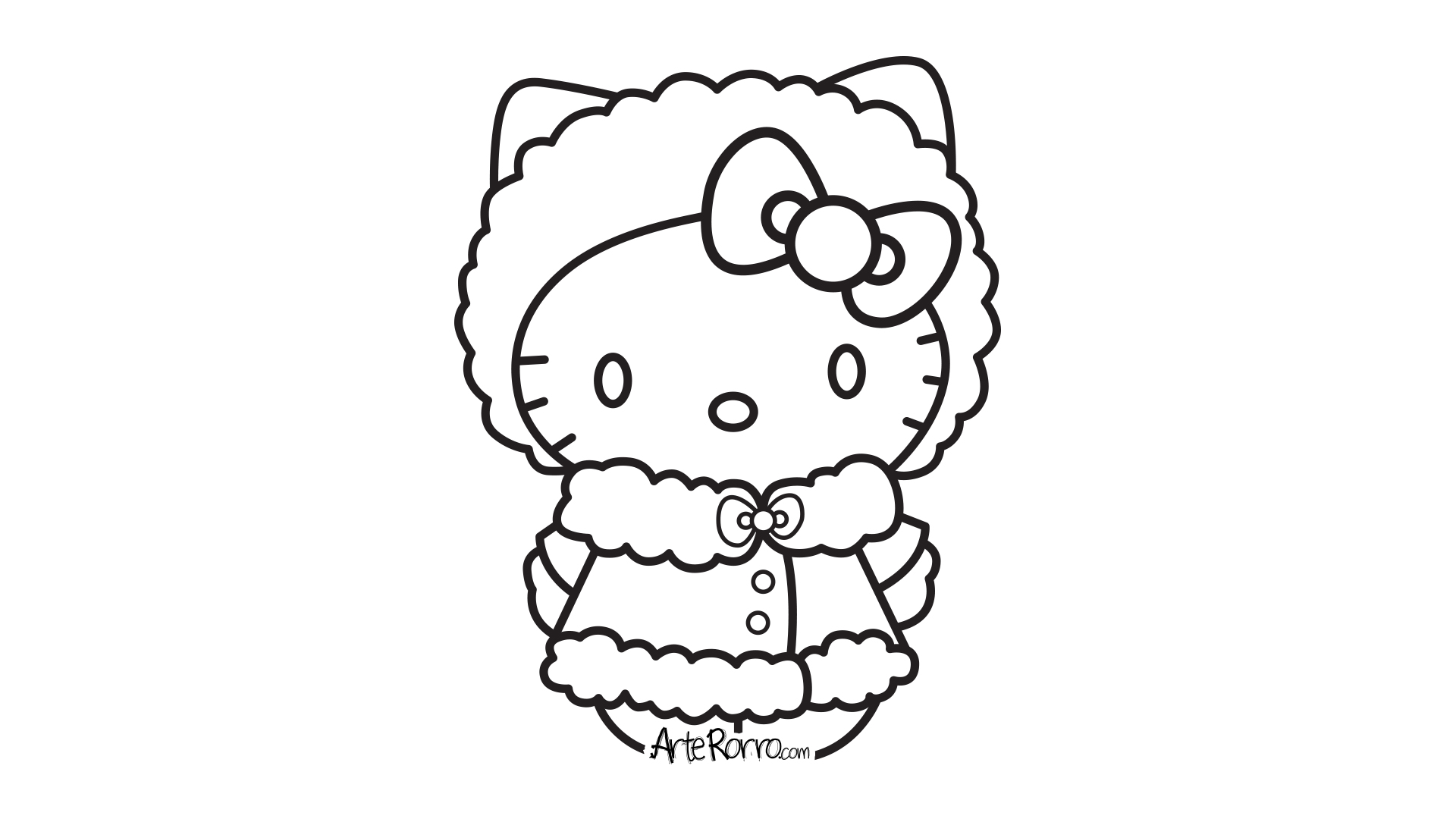 Dibujo de  Hello Kitty