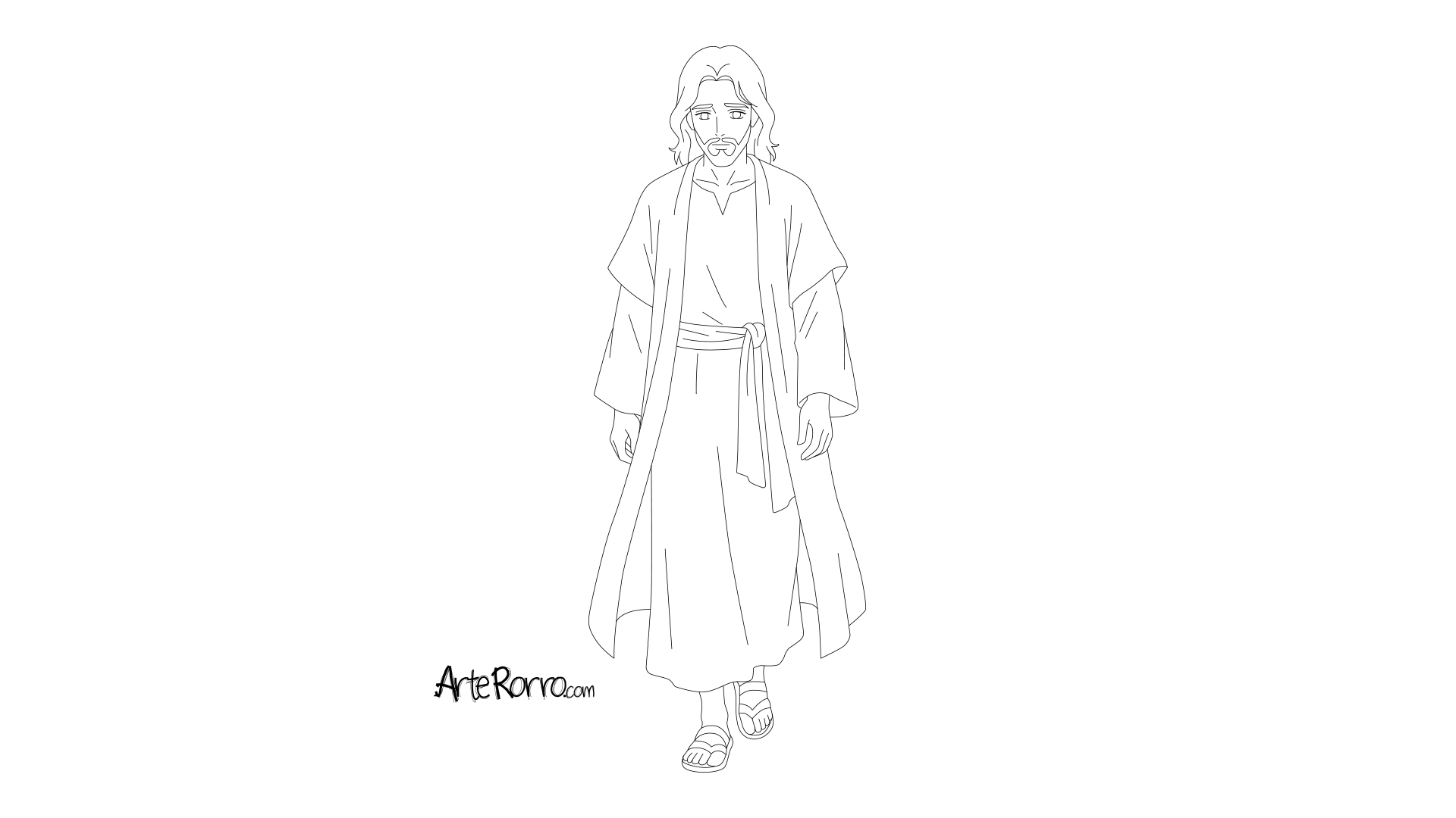 Dibujo de  Jesucristo