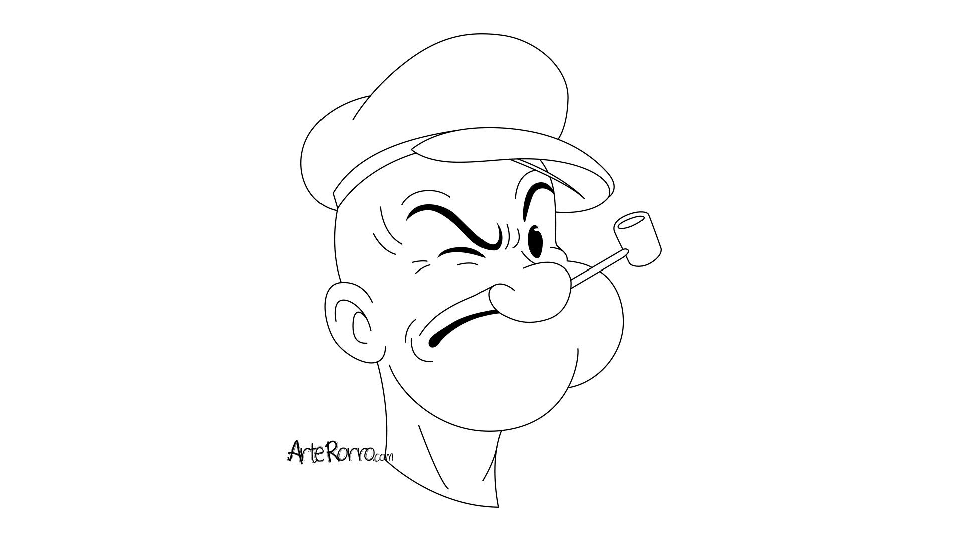 Dibujo de  Popeye
